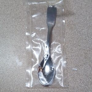 Avon USA Demitasse Spoon Pre-1984 Silver Tone Spoon in Packaging